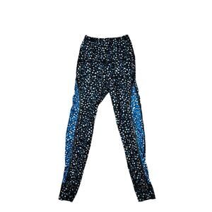 Beyond Yoga Small Ankle Length Workout Leggings Spotted Animal Print Mesh Detail